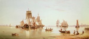 Barcos en calma, 1873